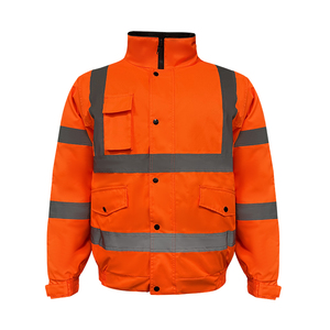 แจ็กเก็ตนิรภัยสำหรับผู้ชายเสื้อแจ็กเก็ตนิรภัยสำหรับผู้ชายสีทึบระบายอากาศได้ดีนุ่มสบายป้องกันริ้วรอย - Product Image 1