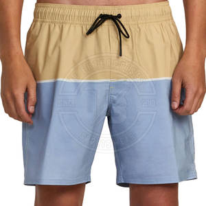 Shorts de bain pour hommes sur mesure, 100% coton, taille mi-haute, décontractés, respirants, séchage rapide, fabriqués sur mesure - Product Image 1
