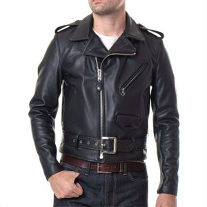 Veste de motard en cuir durable pour hommes-Légère, élégante et parfaite pour les longues sorties en moto - Product Image 2
