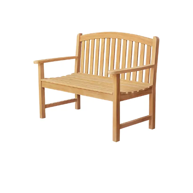 Long bench outdoor luxury seating bench chair garden public park patio wooden made in Indonesia