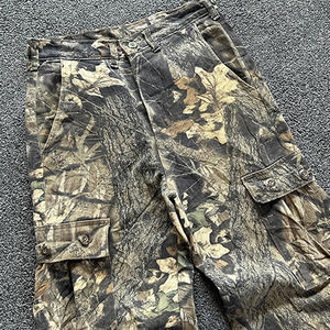 OEM Camouflage Casual Baggy <b>Cargo</b> <b>Pants</b> Streetwear Fashion <b>Camo</b> <b>Pants</b> With Pockets Straight Leg Trousers for <b>Man</b> - Product Image 2