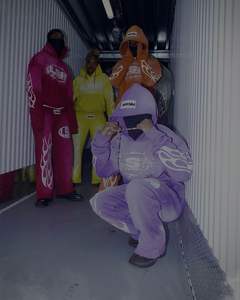 Survêtement de détresse adulte à manches longues quantité minimale de commande bas 100% coton fermeture à la taille élastique longueur au genou-fabriqué au Pakistan - Product Image 5