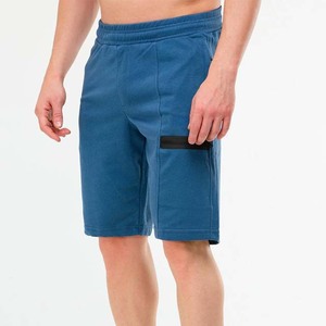 Logo personnalisé de haute qualité pour hommes Shorts de course sport décontracté ample polyester coton avec poches couleur bleue vêtements pour hommes Shorts - Product Image 4