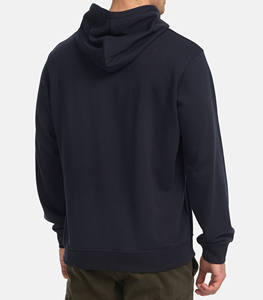 Pur 100% coton respirant polaire sur mesure relax fit taille couleur unie impression conception pull à manches longues sweats à capuche d'hiver - Product Image 4