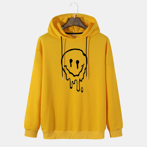 Pull à capuche surdimensionné personnalisé pour hommes, long, saison d'automne, sweat à capuche en polaire solide sérigraphié - Product Image 4