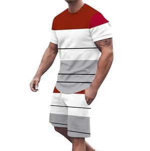 Tenue de sport unisexe bicolore, confortable et tendance, taille haute, respirante, en polaire écologique, pour le travail, l'été, le streetwear et l'entraînement sportif - Product Image 4