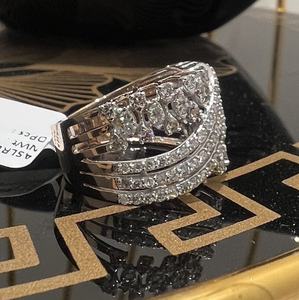 Anillo de Bodas de Oro Sólido de 18K con Diamante Natural Certificado por Terceros, Corte Brillante Redondo para Mujer, Modelo VDS VDSR250 - Product Image 5