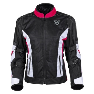 Veste en textile de moto blindé CE niveau 2 imperméable pour femmes avec doublure amovible pour toutes les saisons - Product Image 1