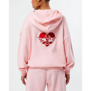 Sweatshirt à capuche surdimensionné au design personnalisé pour femmes sweatshirt à capuche épais et surdimensionné pour femmes sweatshirts à capuche surdimensionnés de haute qualité pour femmes - Product Image 2