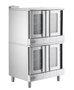 ¡Consíguelo Ahora! Diner's-Perfomance Equipments CG2-NK Hornos de Convección de Gas Natural de Doble Plataforma y Tamaño Completo con Patas - Product Image 3