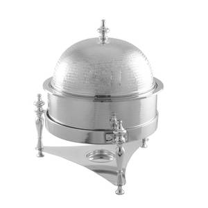 Roll Top Silver Self-Closing Stainless Steel Gas <b>Fuel</b> 3L-6L Wedding <b>Chafing</b> Dish Food Warmer Buffet Catering Restaurant Hotel - Product Image 2