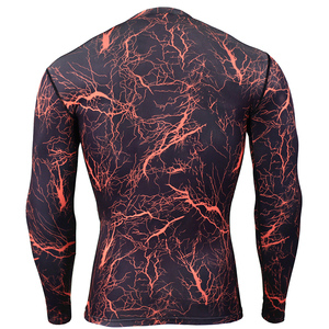 Performance Wear Rash Guard Soft Fit <b>Long</b> <b>Sleeve</b> Up Sun Protection Quick Dry Compression <b>Swim</b> Shirts Athletic Compression Shirts - Product Image 3
