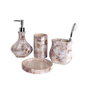 ชุดเครื่องประดับมุกสำหรับห้องน้ำดีไซน์หรูหรามีรูปทรงเฉพาะตัวราคาถูก - Product Image 3