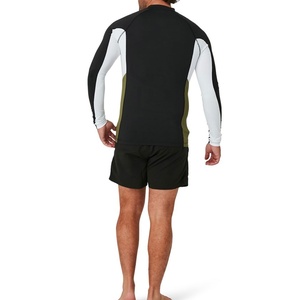 Custom Mens Rash Guard de manga larga Hombres Ropa deportiva Llegada Diseño personalizado Rashguard para los hombres Use transpirable Rash Guards OEM - Product Image 3
