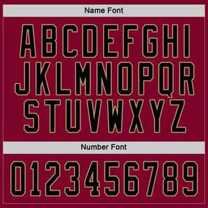 Private <b>Label</b> Men's Ice Hockey Jersey Burgundy Black Gold Custom Full Dye Breathable Mesh Polyester Performance Teamwear - Product Image 3