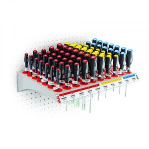 Expositor de destornilladores Usag serie 324 con estante para 100 piezas para almacenamiento de herramientas - Product Image 1