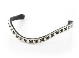 2018-2019 Nouvel équipement en cuir de licou de bride de cheval de qualité pour la vente en gros de courses équestres et hippiques - Product Image 2