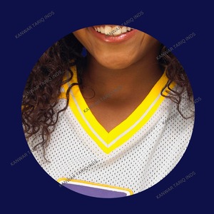 Venta al por mayor de camisetas deportivas de manga corta transpirables de ropa de fútbol americano bordadas personalizadas para adultos negro amarillo conjuntos bajos - Product Image 3