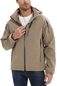 Chaqueta Cortavientos de Lona Impermeable Personalizada para Hombre, con Cuello Alto, 100% Algodón, Estilo Vintage con Capucha - Product Image 3