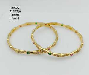 ที่มีคุณภาพสูงกำไลข้อมือ925เครื่องประดับเงินสเตอร์ลิง18พันทองชุบเงินกำไลคู่ Iroc ขายสร้อยข้อมือผู้หญิง - Product Image 2