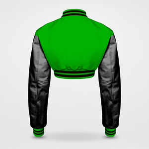 Vestes d'université personnalisées de grande taille pour les équipes de basket-ball féminines avec vestes Letterman pour femmes à la mode, prix de gros OEM - Product Image 4