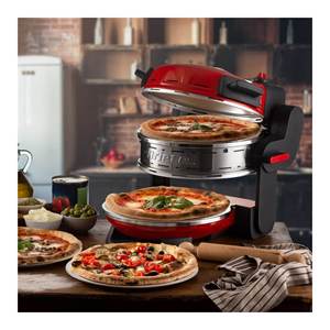 Horno para Pizza PIZZERIA 2300W Rojo y Negro de 32cm 00C092700AR0 Tostadora de Alta Potencia - Product Image 4