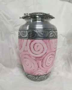 Meilleures et belles urnes roses classiques en aluminium pour adultes - Product Image 1