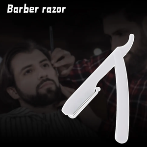 Maquinilla de afeitar de una sola hoja de afeitar Maquinilla plegable barata con mango de plástico Fábrica de afeitadora de peluquero - Product Image 6