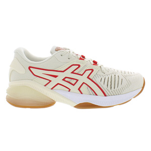 Chaussures pour femmes ASICS Gel-Quantum Infinity Jin Beige/Rouge Maille légère Semelle en caoutchouc PU pour un usage printemps été automne hiver - Product Image 1