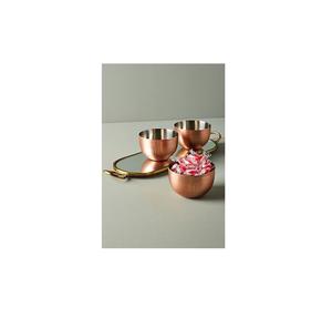 Cuenco de cobre funcional y decorativo para mejorar el diseño interior del hogar mientras se sirven deliciosas comidas - Product Image 1