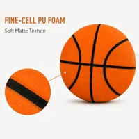 Ballon de basket Elite taille 7, 29,5 pouces, revêtement PU, poids 340g, toucher doux, faible bruit, ballon d'entraînement intérieur