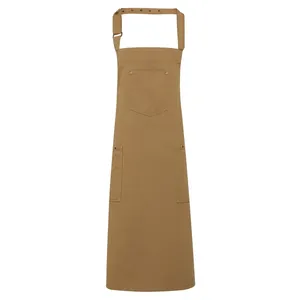 Custom Cotton Chino Bib <b>Apron</b> for Merchandising - Product Image 4