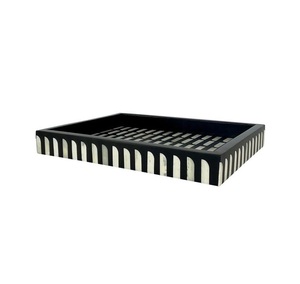 Beau plateau en incrustation d'os fait à la main par des artisans Parfait pour les bijoux de vanité ou la configuration d'affichage de bougies Fabriqué par Apex Align - Product Image 3