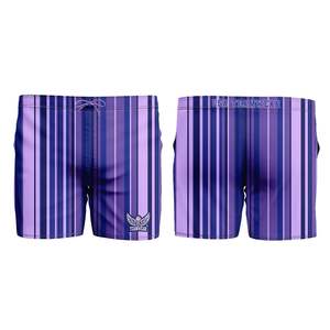 Shorts de bain d'été écologiques pour hommes, vêtements de plage de couleur unie, vente en gros de shorts de plage - Product Image 3