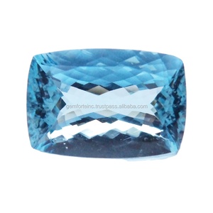 4x3MM rectangulaire bleu aigue-marine pierres précieuses coupe lâche formes calibrées fabricant indien certifié naturel de pierres précieuses en vrac - Product Image 2