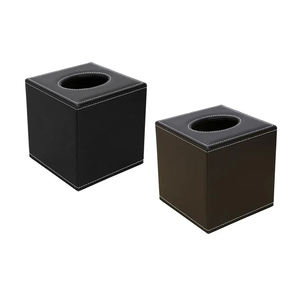 <b>Tissue</b> <b>Box</b> Kitchen and Bathroom <b>Tissue</b> <b>Box</b> Household Room Storage Desktop Napkin <b>Holder</b> <b>Tissue</b> Storages Leather <b>Box</b> - Product Image 2