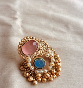 Elegante desgaste tradicional hecho a mano fusión chapado en oro elegante anillo para bodas fiestas compromisos desgaste para mujeres - Product Image 6