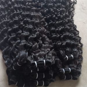 Extensiones de Cabello Humano Indio 100% Virgen con Cutícula Alineada, Ondulado Suelto, Doble Trama a Máquina, Permanente, Apto para Todos los Colores, Cabello Natural - Product Image 1