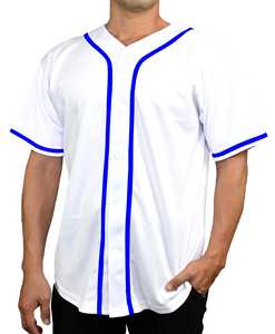 Vente en gros de maillots de baseball grande taille maillots Sublimation pour hommes tendances vierges maillots de softball antibactériens maillots de baseball - Product Image 4