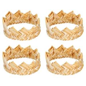 Porte-serviettes en aluminium tendance pour la maison et l'hôtel, décoration de table, design floral artisanal, anneau de serviette à prix abordable - Product Image 2