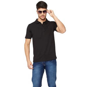 Polo clásico de manga corta para hombre, tapeta con botones, ribete acanalado, tejido suave transpirable, versátil, duradero, informal, de verano - Product Image 5
