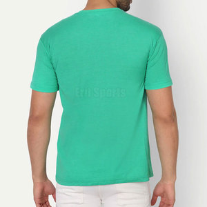 T-shirts décontractés pour hommes 100% coton, coupe classique, manches courtes, respirants, écologiques, légers, vente en ligne à prix bas - Product Image 4