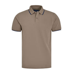 Polos de hombre clásicos contemporáneos de alta calidad, marca personalizada, patrón sólido estético, camisetas de Golf de punto al por mayor - Product Image 6
