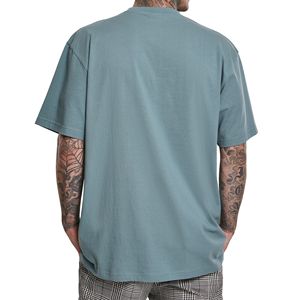 T-shirts amples à épaules tombantes personnalisés pour hommes grandes tailles, style streetwear décontracté, 100 % coton biologique, écologiques - Product Image 6