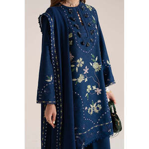 MARIA.B-3PC Chemise et dupatta brodés en mousseline de soie style bohème printemps/été BIC-4715 - Product Image 2