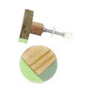 Artisanat tricolore moderne tiroir porte armoire boutons vert ombre tirer poignée cuisine chambre commode armoire extérieur hôtel utilisation - Product Image 2