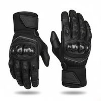 Guantes de Motociclismo Impermeables de Cuero, Forro Hipora, Protección de Nudillos CE, Diseño de Puño Largo, Calidad de Exportación Global