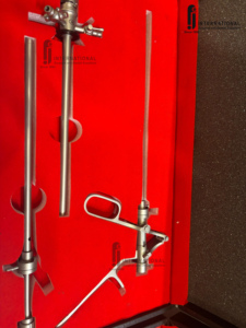 Instrumento de Urología eléctrica médica, equipo de litotriptor de clase I, juego de punzones de piedra de uretroscopia recta de acero inoxidable - Product Image 2