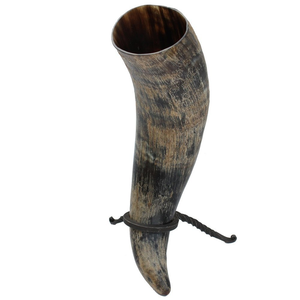 Cuerno para beber vikingo grabado personalizado Natural 100%, gran capacidad, hecho de cuerno de buey de Búfalo, decoración personalizada - Product Image 6