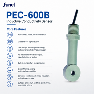 Analizador de Concentración de Ácidos y Álcalis PEC 600B, Sensor de Conductividad Inductiva para HCl, HNO3, H2SO4, NaOH y <span class=keywords><strong>KOH</strong></span> - Product Image 5
